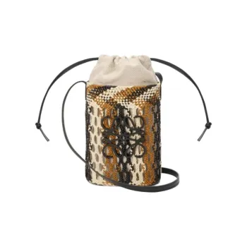 LOEWE Palm Crossbody Bag, Shoulder Bag Women's Chocolates With Ochre
