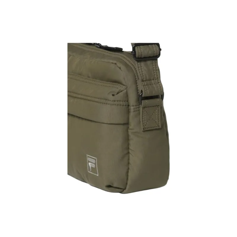 FILA Cotton Shoulder Bag, Crossbody Bag Trumpets Unisex Army Green-8