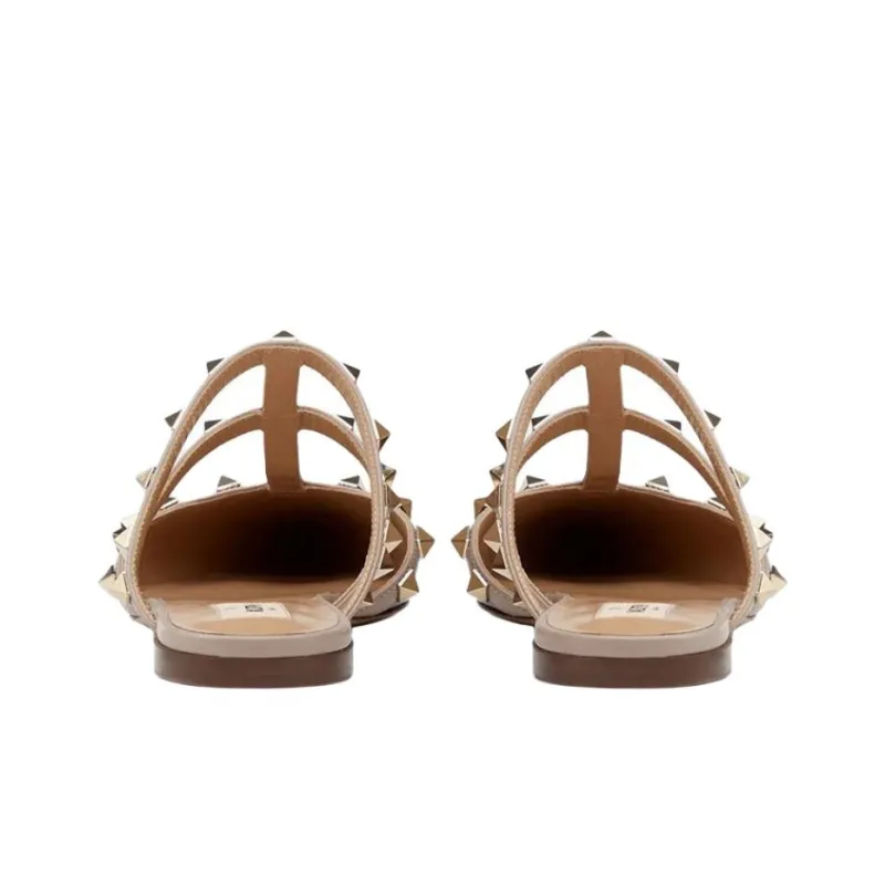 Valentino Closed Toe Slippers Women's Nude-4