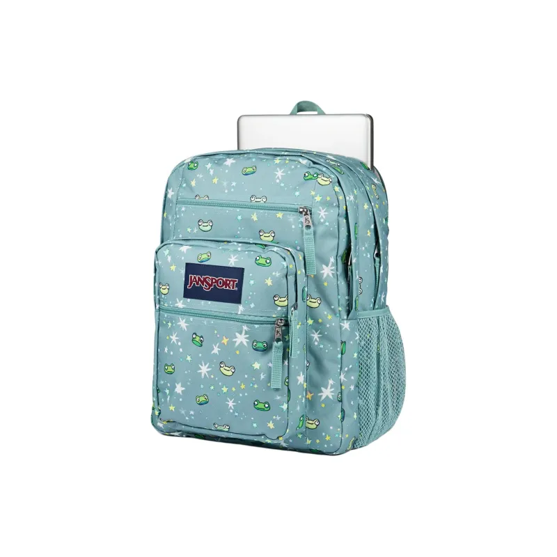 JanSport Polyester Backpack Unisex Green-3