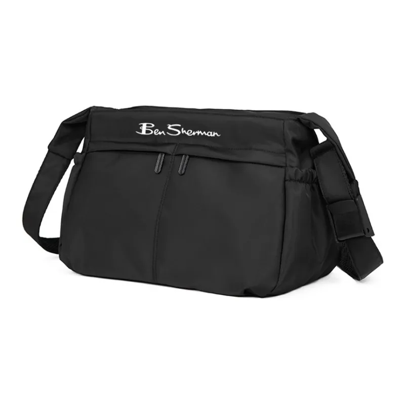 BEN SHERMAN Oxford Shoulder Bag Unisex Black-4