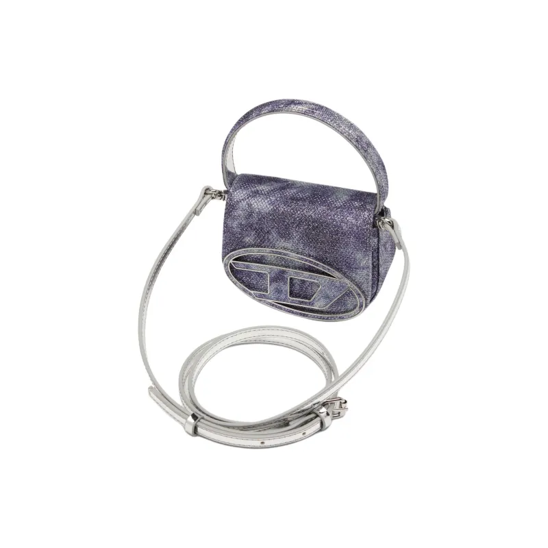 DIESEL Polyester Shoulder Bag, Crossbody Bag, Handbag Mini Women's Blue-3