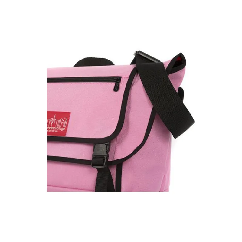 Manhattan Portage CORDURA Classic Fabric Messenger Bag Crossbody Bag Shoulder Bag Unisex Pink-2