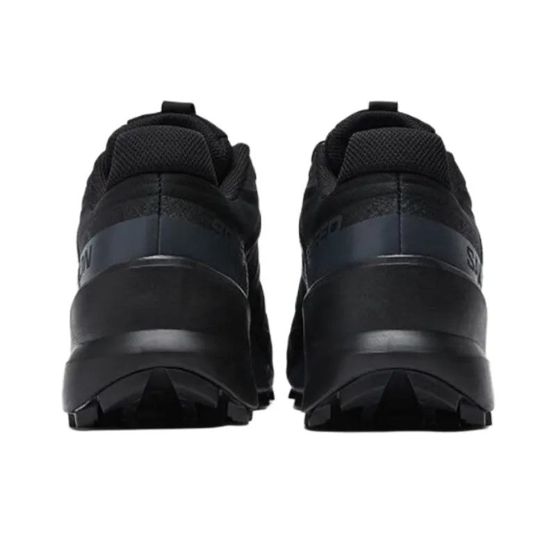 SALOMON Abrasion Resistant Breathable Low Top Running Shoes Men's Black-2