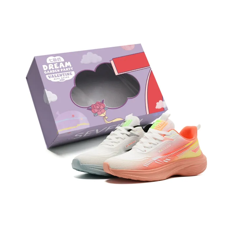 7 SEVFUN Running Shoes Unisex Low Top Orange-35
