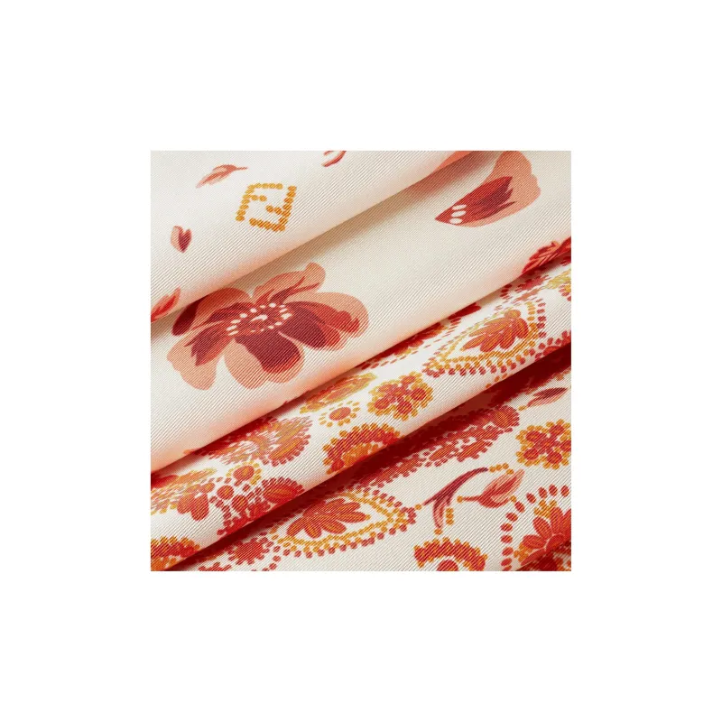 FENDI Silk, Mulberry Silk Scarves Women's Orange-2
