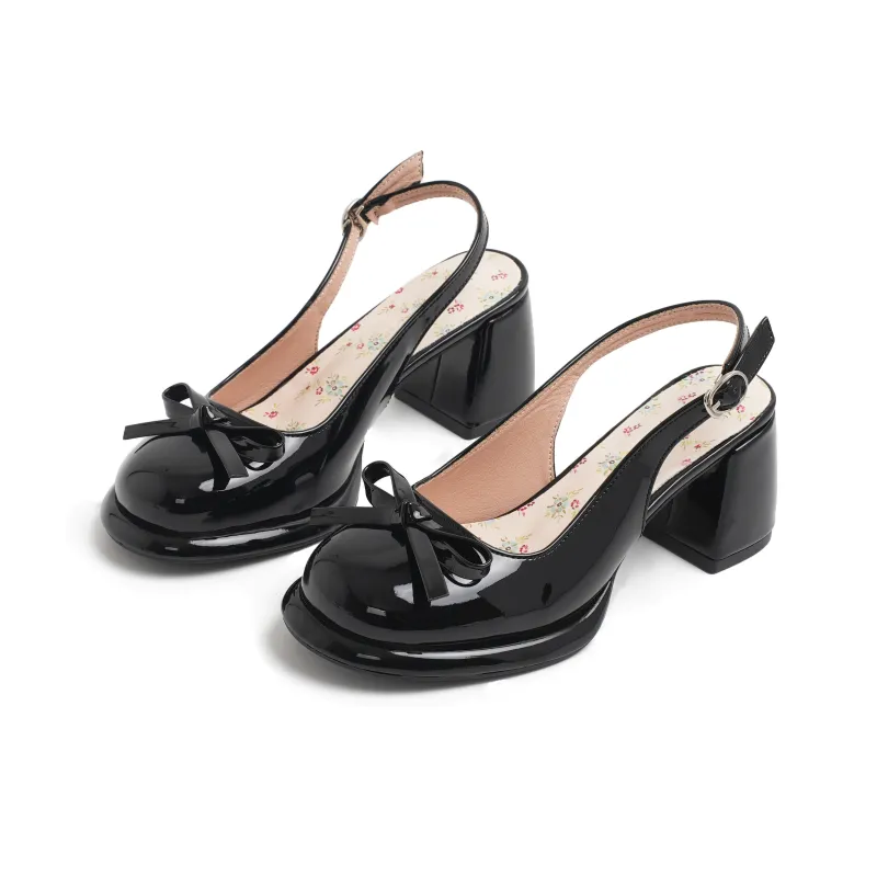 NUNZ Chunky Heel High Heels Women's-16