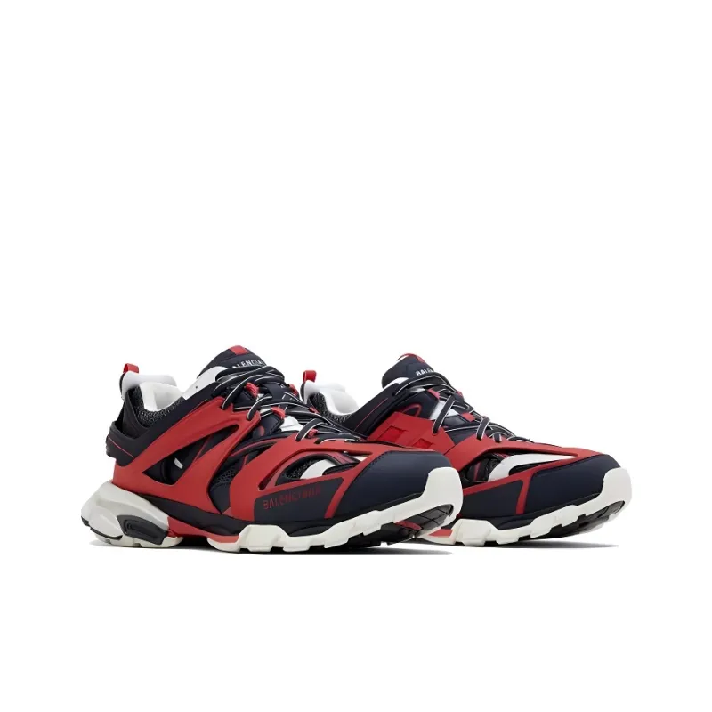 Balenciaga Track Led Red Dark Grey-2