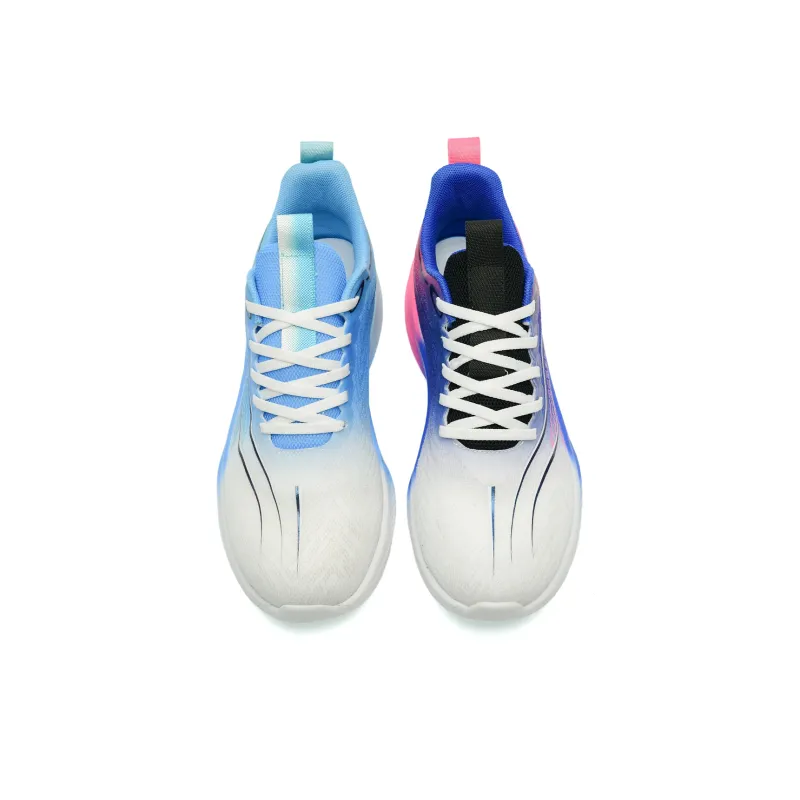 7 SEVFUN Running Shoes Unisex Low Top White/Pink/Green-3