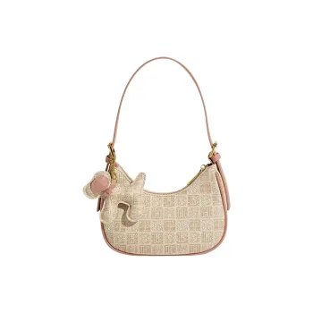 JANE KLAIN Synthetic Leather Shoulder Bag Women's Pink