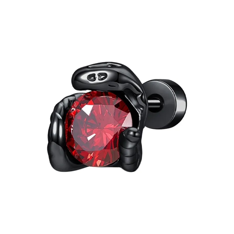 Lady Go Titanium Steel Stud Earrings Unisex-0