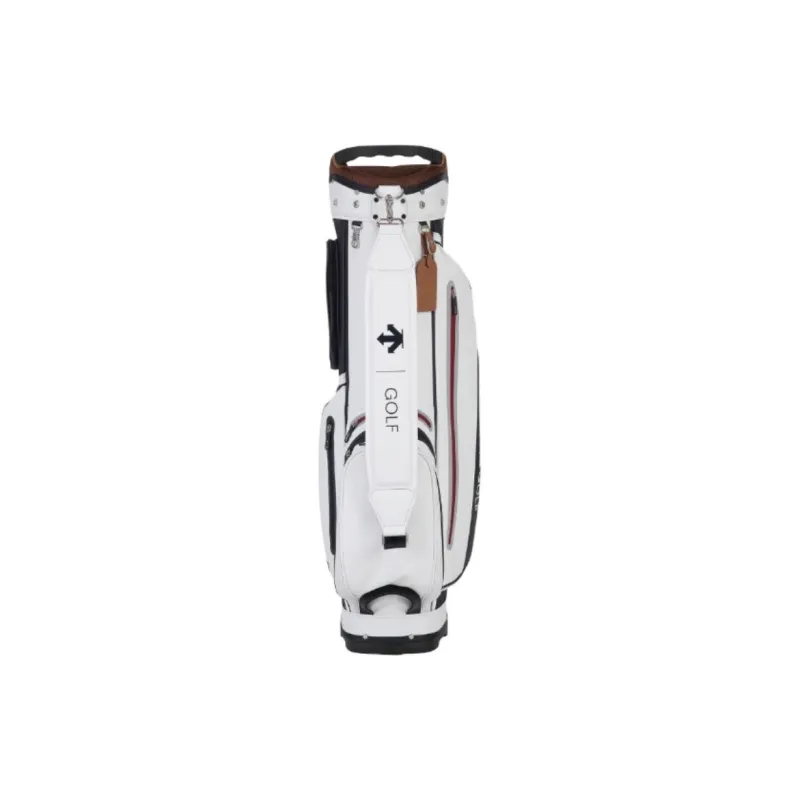 DESCENTE GOLF Polyurethane Storage Bag Unisex Bright White-5
