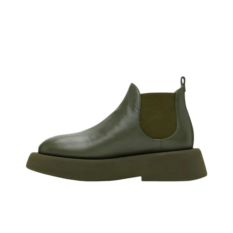 Marsèll Ankle Length Chelsea Boots Women's Green-0