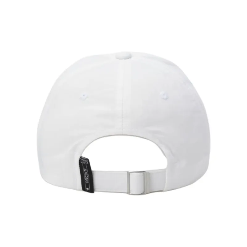 DESCENTE Nylon Baseball Caps Unisex White-2