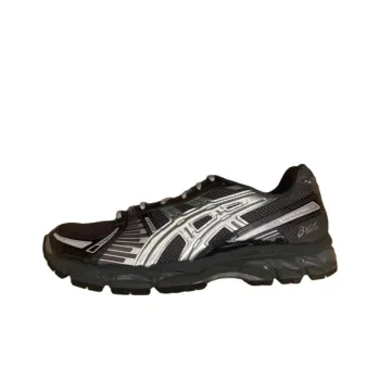 KITH x Asics GEL Kayano 12.1 Anti Slip Wear Resistant Low Top Running Shoes Unisex Black Silver