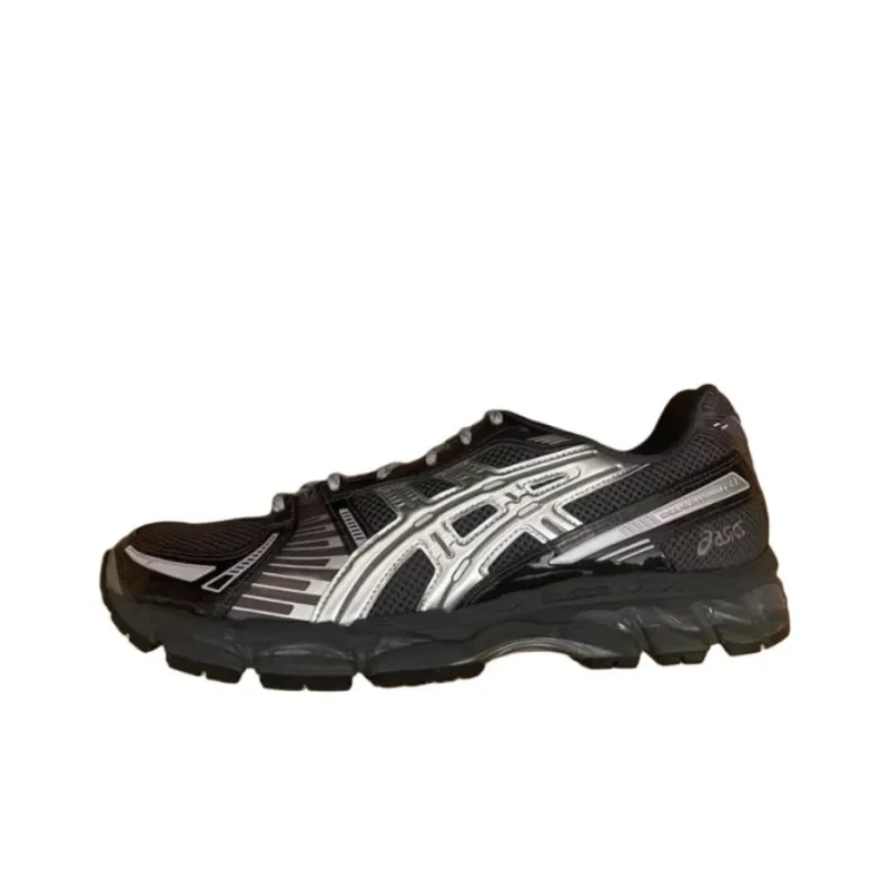 KITH x Asics GEL Kayano 12.1 Anti Slip Wear Resistant Low Top Running Shoes Unisex Black Silver-0
