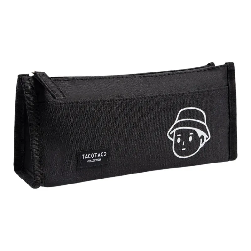 TACOTACO Large Capacity Minimalist Style Pencil Pouch Canvas Storage Bag Pencil Pouches & Cases-2