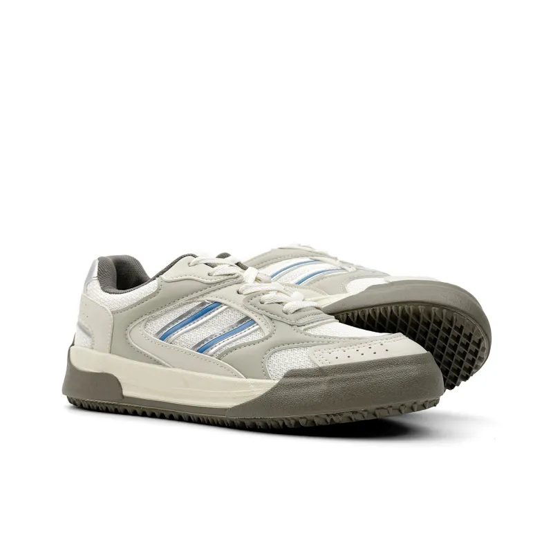 Mengsai Cushioning, Wear Resistant Low Top Skateboard Shoes Women's Dazzling Blue-3