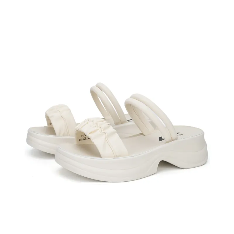 Warrior One Strap Sandals 3cm Women's Beige-1