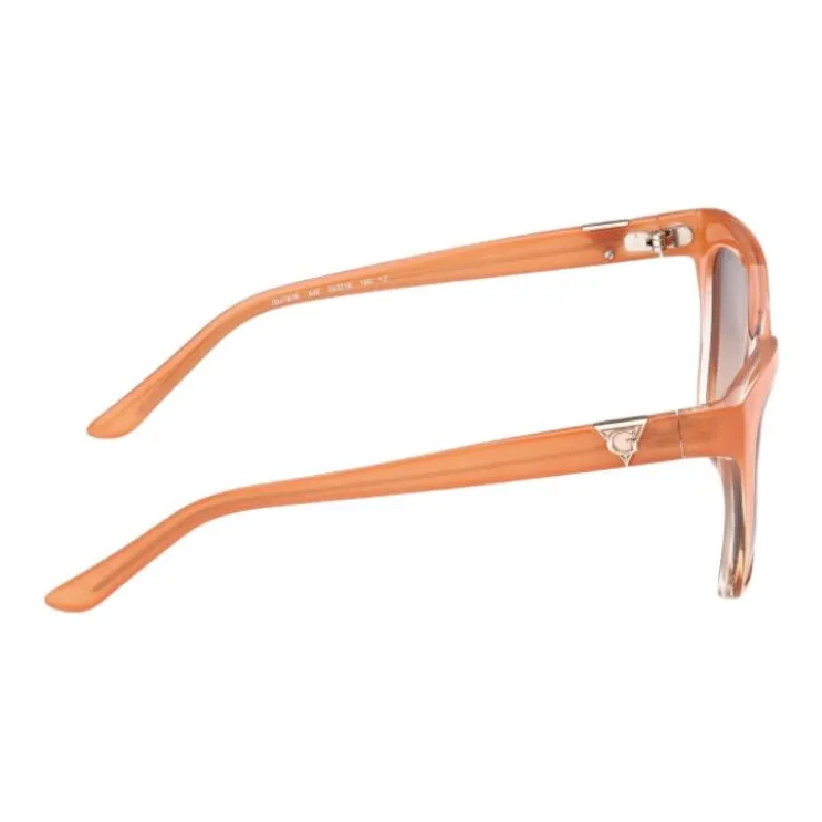GUESS Injection Cat Eye Sunglasses Women's Orange-6