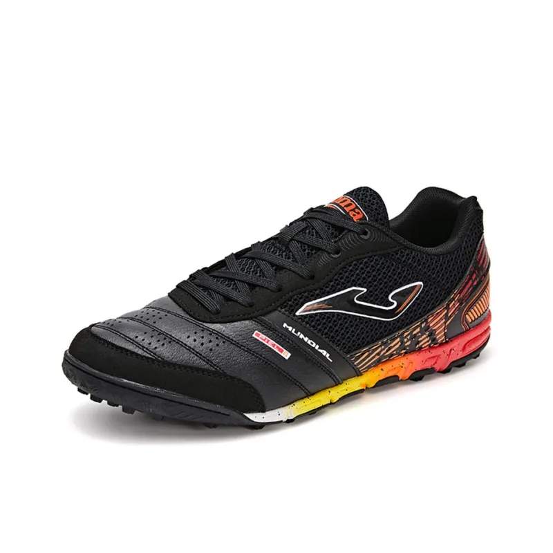 Joma TF Rubber Broken Studs Artificial Ground Soccer Shoes Men's Black Orange-2