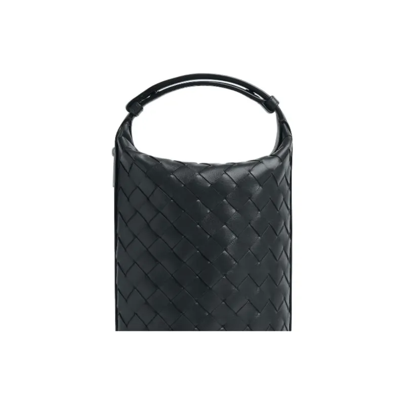 Bottega Veneta Intrecciato Calfskin Handbag Men's Slate-3
