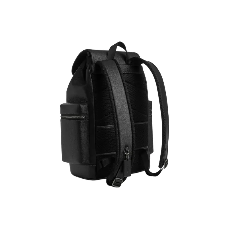 COACH Sprint Cow Leather Backpack Tubas Men's Black-1