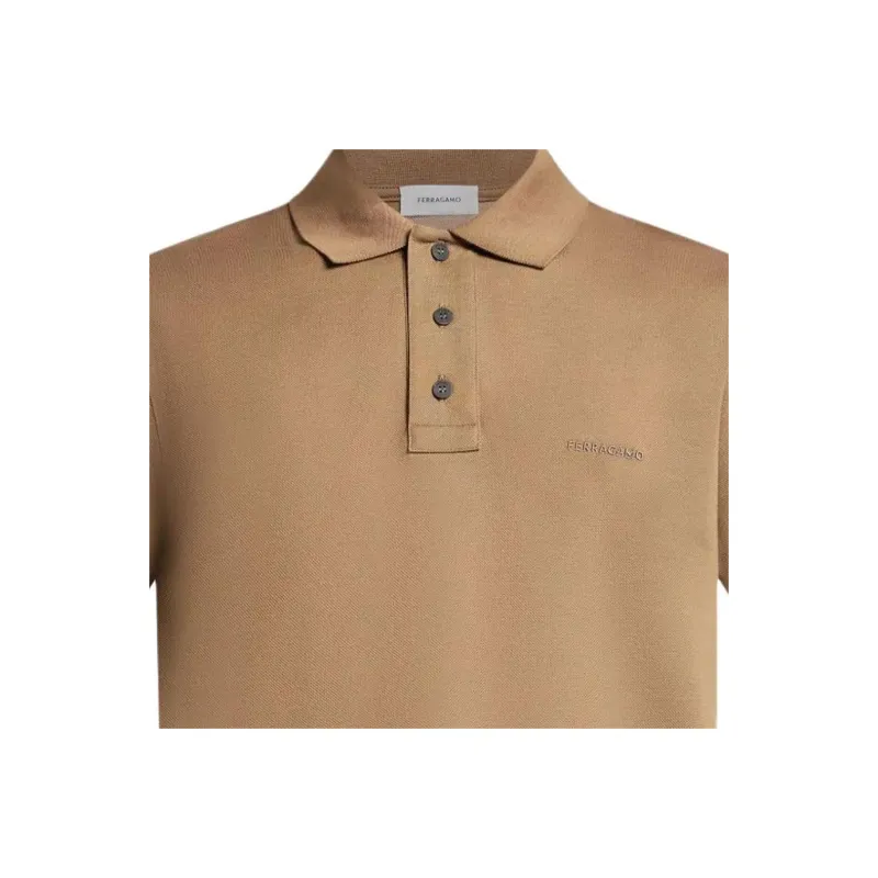 FERRAGAMO Polo Shirt Men's Brown-2