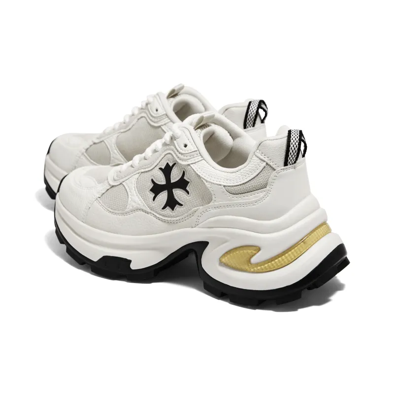 Safiya Low Top Chunky Sneakers Women's Ecru-1