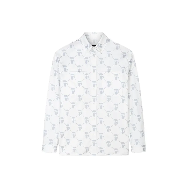 KARL LAGERFELD SS25 Shirt Men's White-0