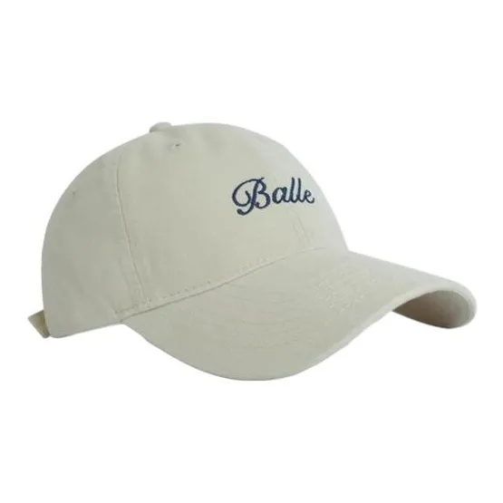 FREE RABBITⅡ Korean Style Fashion Versatile Letter Embroidery Baseball Caps Unisex-3