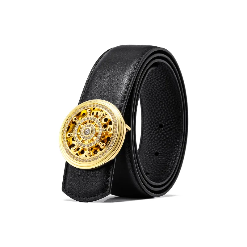 Ace Paul Cow Leather Belt Unisex Width 3.8cm-18