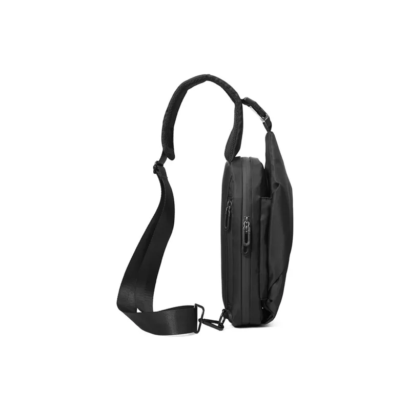 BEN SHERMAN Oxford One Shoulder Sling Bag Unisex Black-2