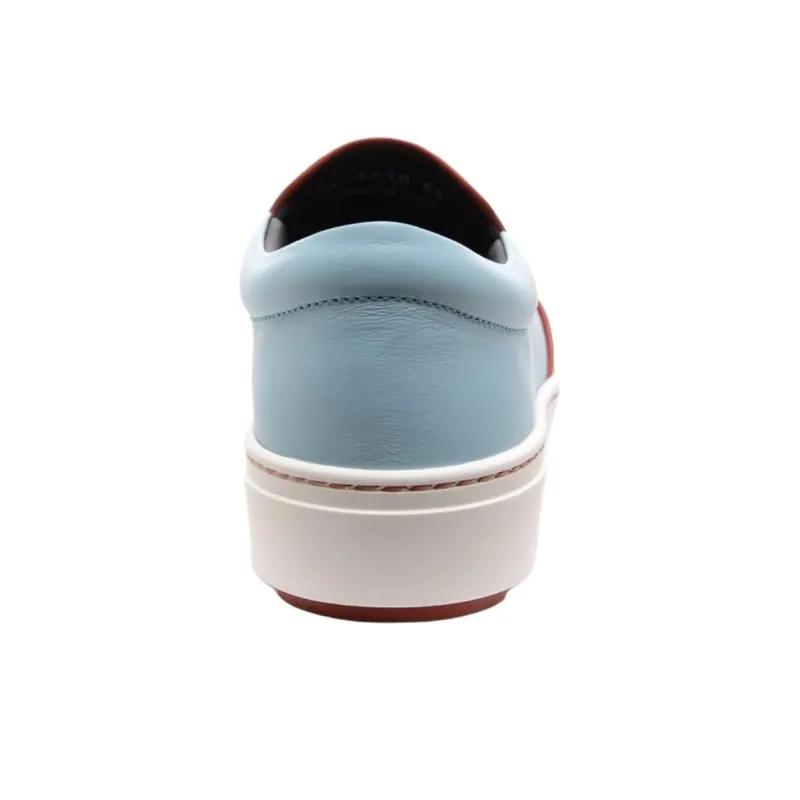 FENDI Monster Casual Single Shoes 3cm Women's Black Blue-5