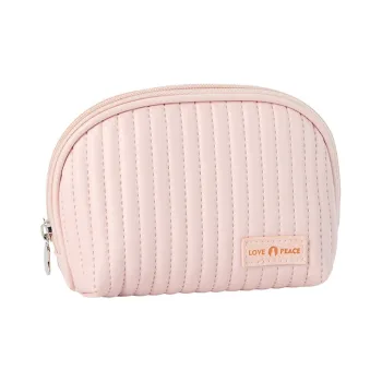 Sweet Pillow House Semi Round Cake Makeup Bag Cosmetics Storage Bag Travel Makeup Bag Makeup Bag Large Capacity Premium