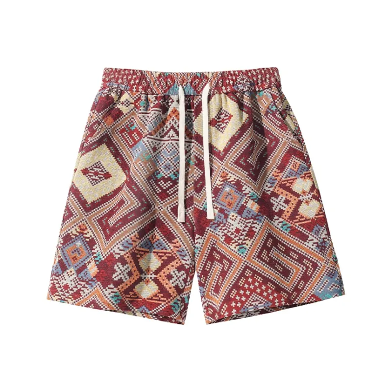 LSVE Casual Shorts Women's Red-0