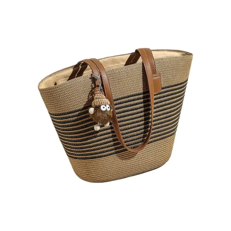 Bullrun Fabric Shoulder Bag Large Size Women's Multicolor-6