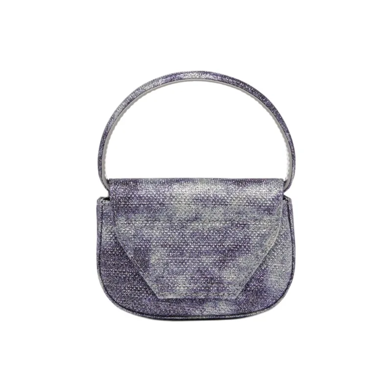 DIESEL Polyester Shoulder Bag, Crossbody Bag, Handbag Mini Women's Blue-2