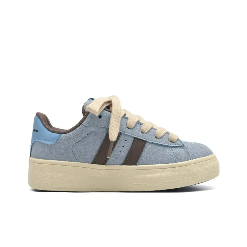 PIYOPIYO Low Top Skateboard Shoes Women's Blue-3