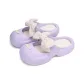 7446-1 Purple, Pleated Beige Bowknot