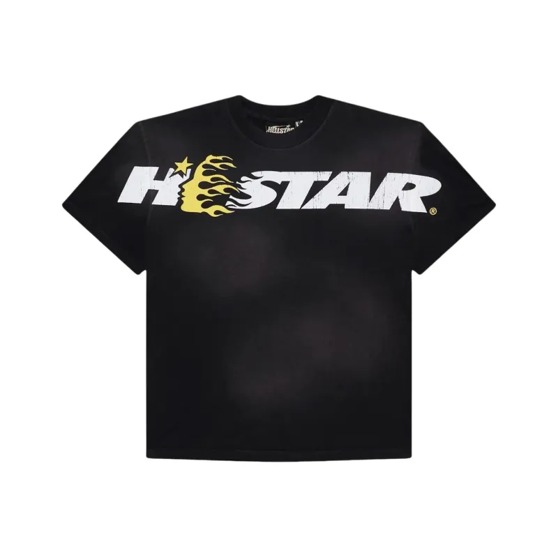 Hellstar T Shirt Men's Black Yellow-0