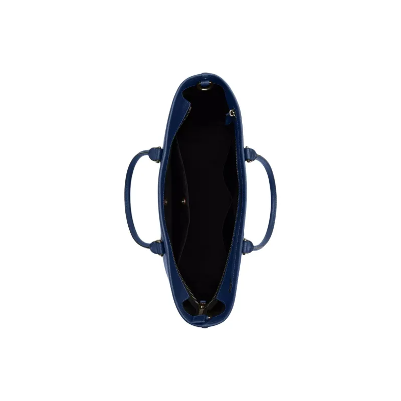 COACH Leather Tote Bag, Shopping Bag, Handbag Tubas Men's Dark Blue-2