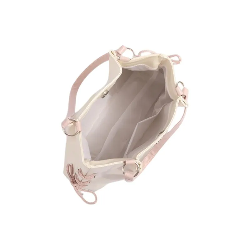 NX DOUGHNUT PU Shoulder Bag Women's Neon White-4