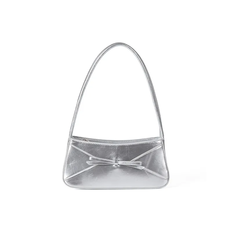 HAWA PU Shoulder Bag Women's White/Black/Red-2