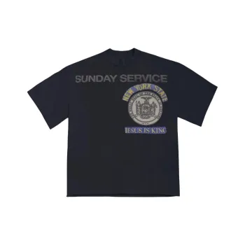 Kanye West T Shirt Men's Marine Blue