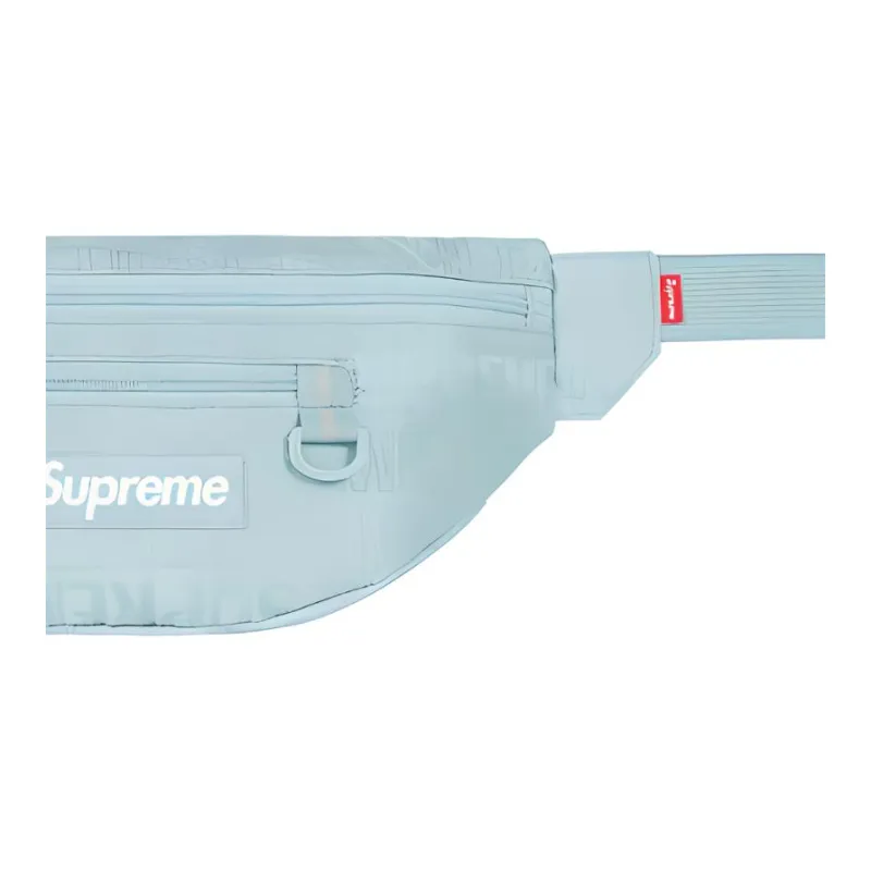 Supreme SS19 Nylon Sling Bag, Fanny Pack Unisex Ice Blue-3