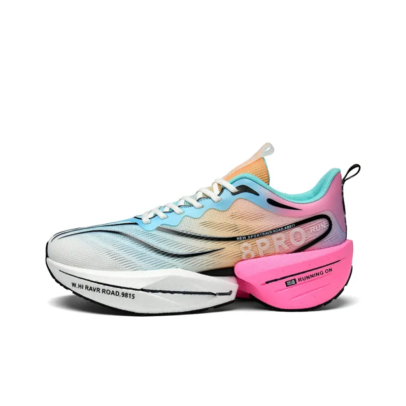 COMVIEW Running Shoes Unisex Low Top Obsidian Black/Radiant Blue Star/Dreamy World-6