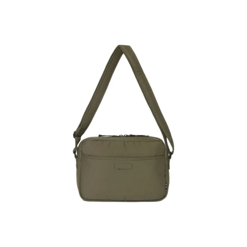 FILA Cotton Shoulder Bag, Crossbody Bag Trumpets Unisex Army Green-1