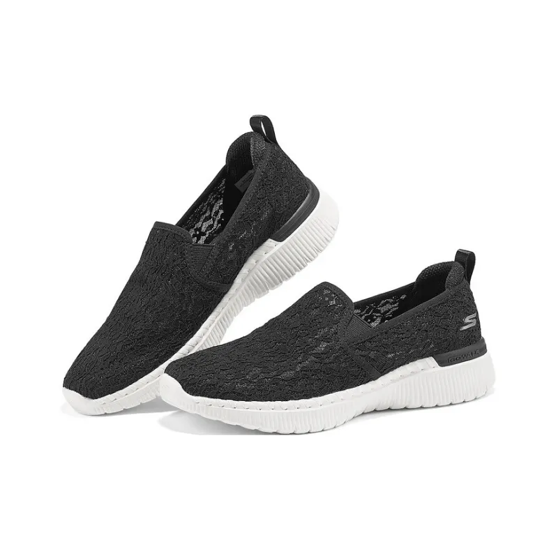 Skechers GO WALK SMART 3 Anti Slip Wear Resistant Low Top Casual Shoes Women's Black-2