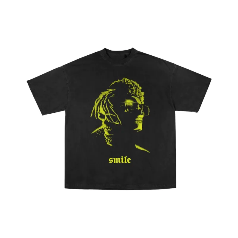 Juice Wrld x The Weeknd T Shirt Men's Black-0